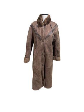 Vintage shearling lambskin coat
